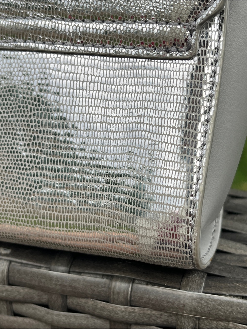❌SOLD❌Kate Spade Bag Lillian Monford Park Exotic Clutch Crossbody Bag - Picture 7 of 15